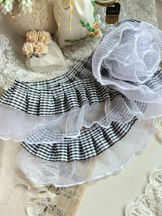 Кружевная складка, 7 см